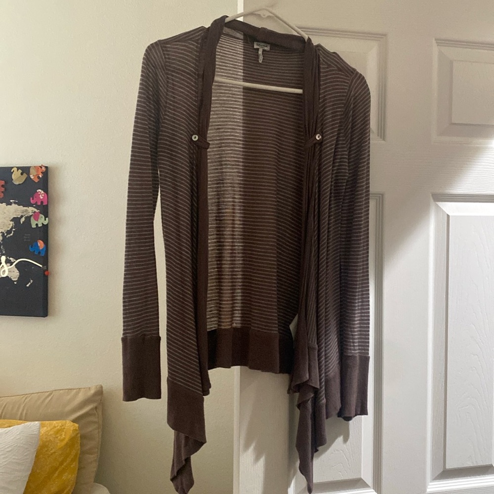 Striped cardigan